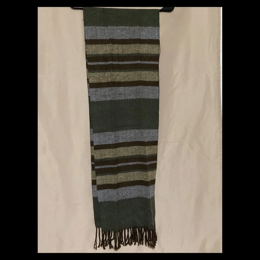 Vintage Striped Scarf